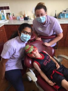 Dr Neha and Nurse Tanika with Kid patient | Dentist Bendigo