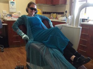 Bendigo Smiles Dentist Queen Elsa Cosplay